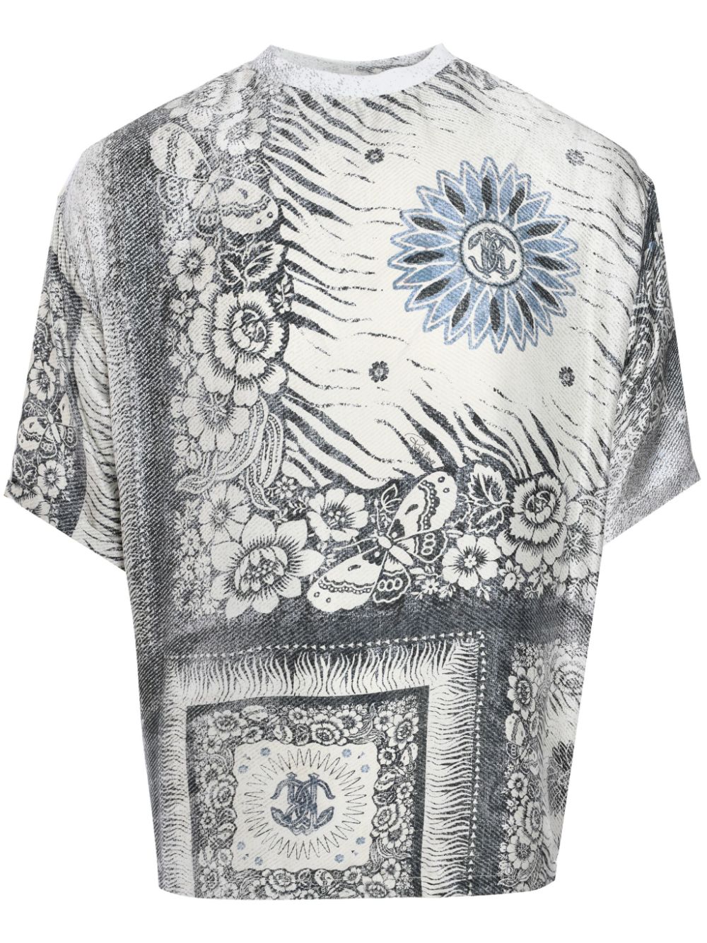 Roberto Cavalli graphic t-shirt - Neutrals von Roberto Cavalli