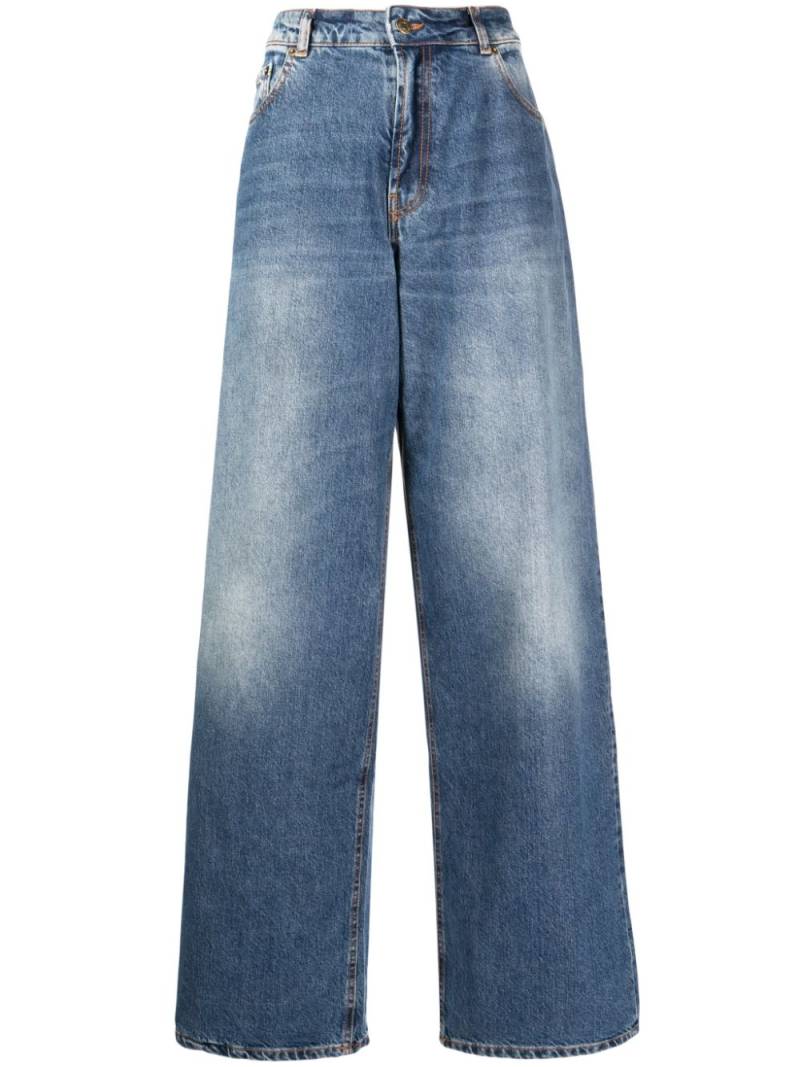 Roberto Cavalli high-rise wide-leg jeans - Blue von Roberto Cavalli