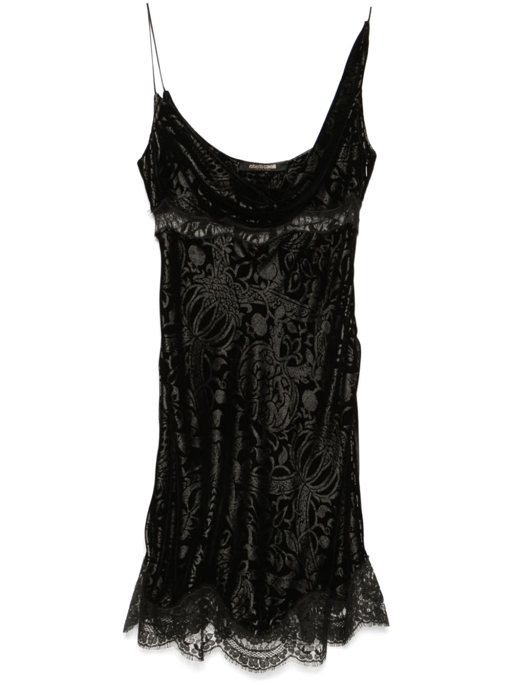 Roberto Cavalli jacquard mini dress - Black von Roberto Cavalli