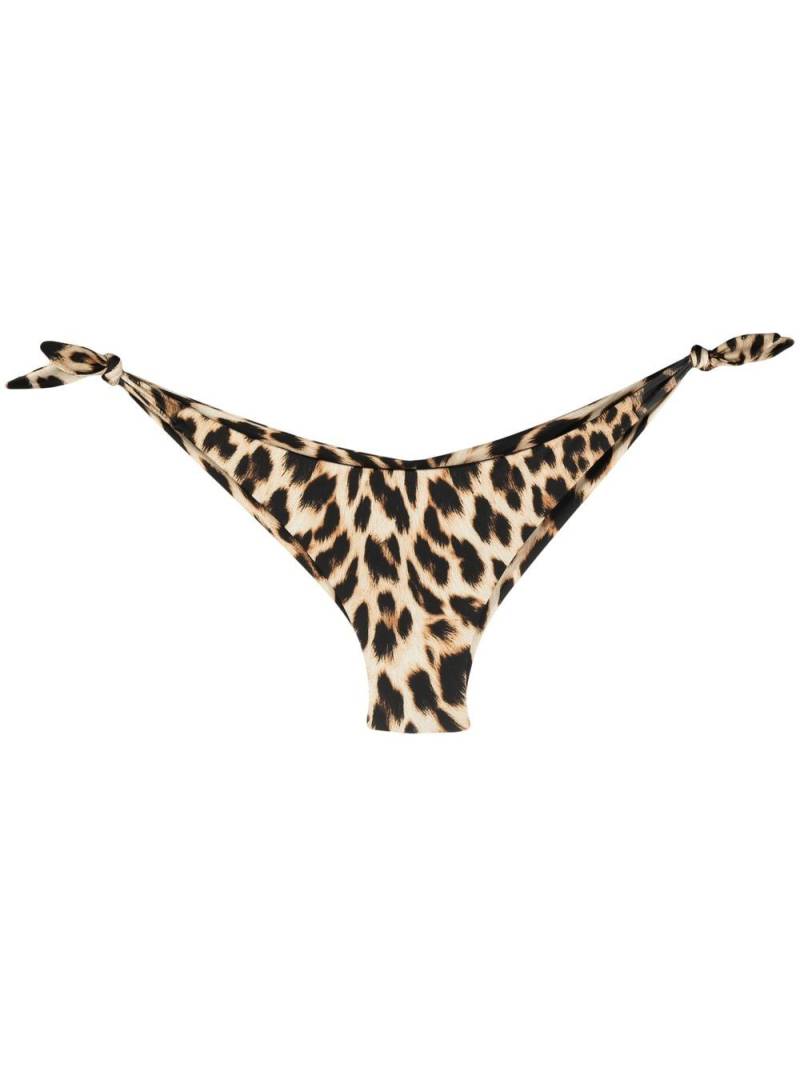 Roberto Cavalli leopard-print bikini bottom - Neutrals von Roberto Cavalli