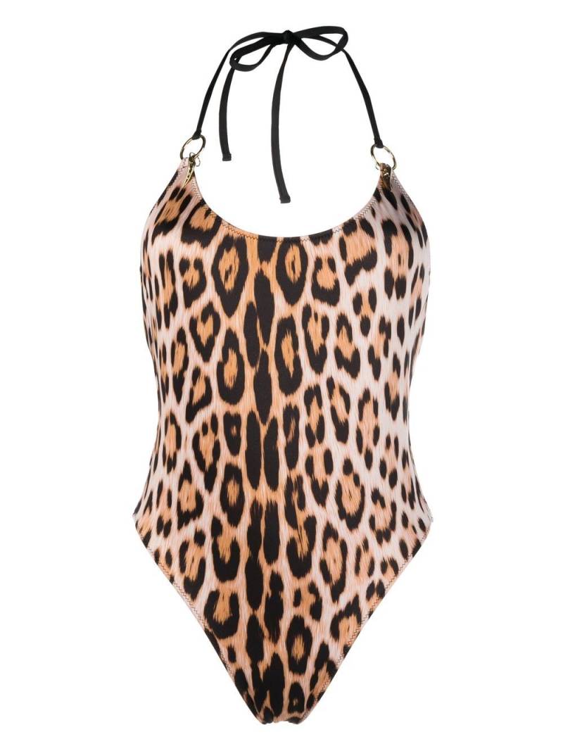 Roberto Cavalli leopard-print swimsuit - Neutrals von Roberto Cavalli