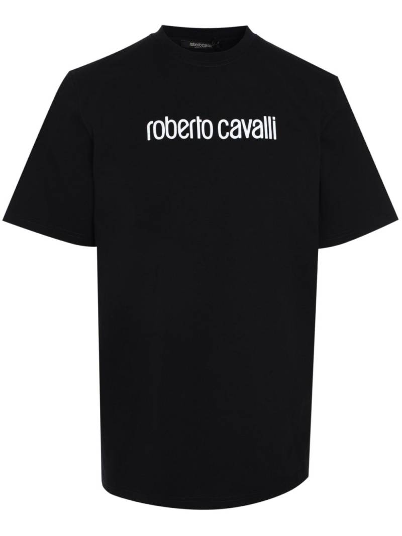 Roberto Cavalli logo-print T-shirt - Black von Roberto Cavalli