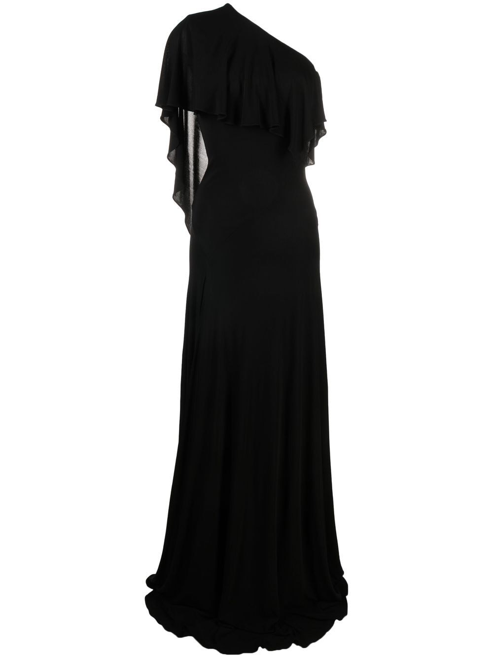 Roberto Cavalli one-shoulder draped gown - Black von Roberto Cavalli