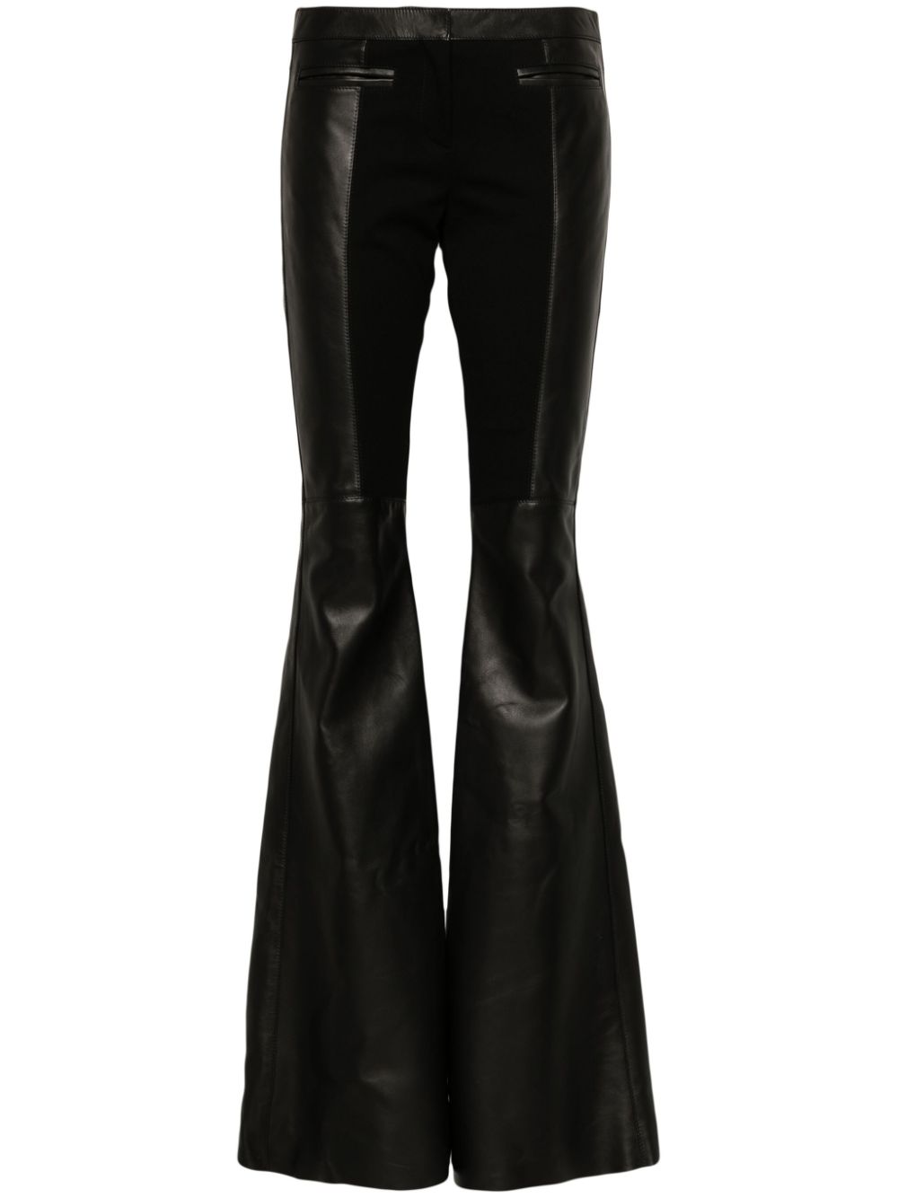 Roberto Cavalli panelled flared trousers - Black von Roberto Cavalli