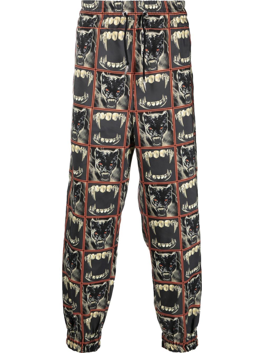 Roberto Cavalli panther print track pants - Black von Roberto Cavalli