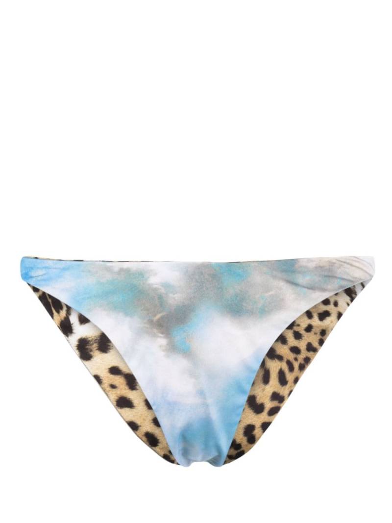 Roberto Cavalli reversible bikini bottoms - Blue von Roberto Cavalli