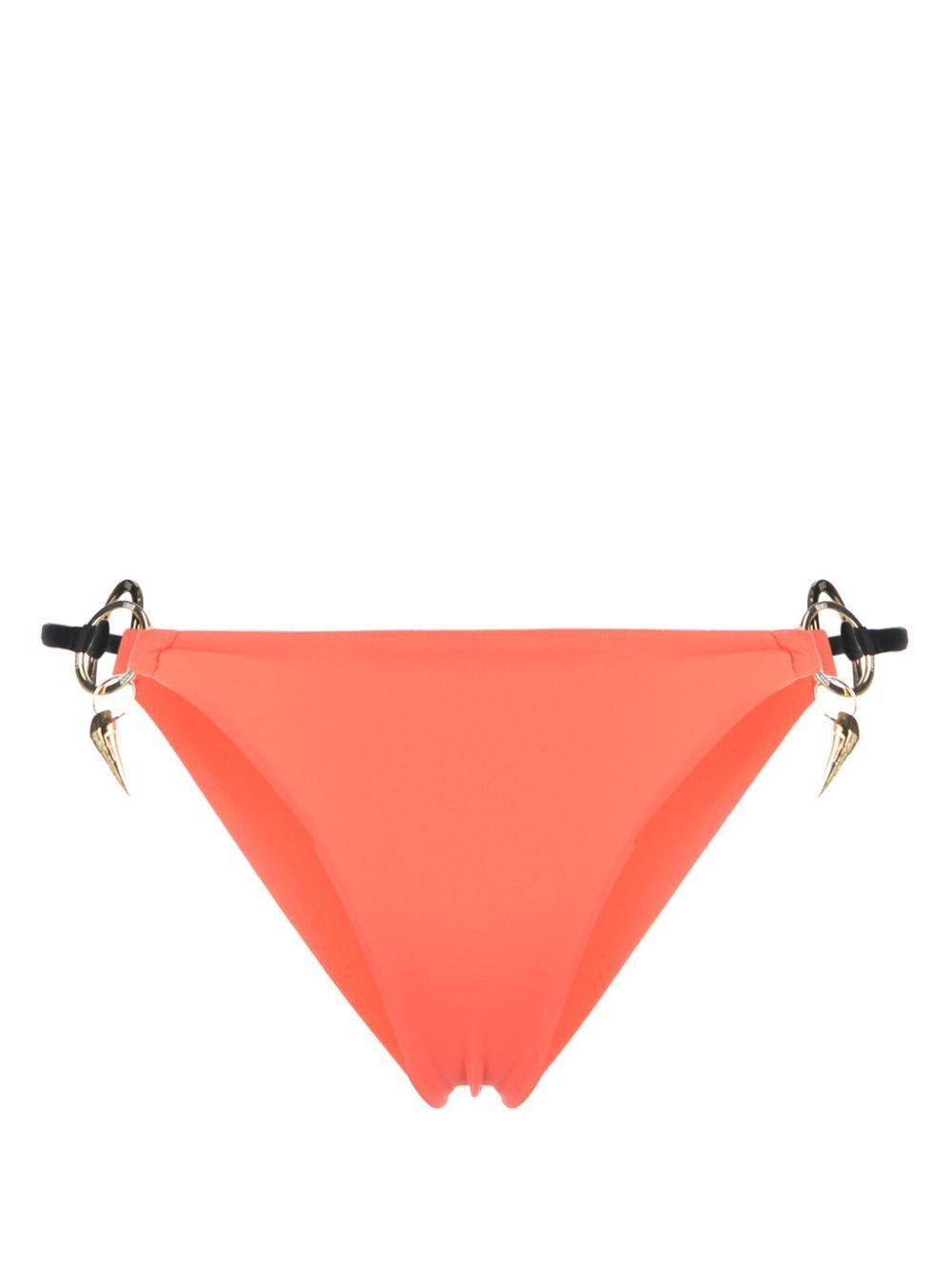 Roberto Cavalli tiger-tooth charm bikini briefs - Orange von Roberto Cavalli