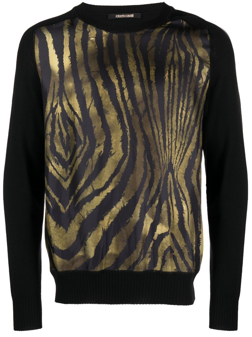 Roberto Cavalli zebra-print sweatshirt - Green von Roberto Cavalli