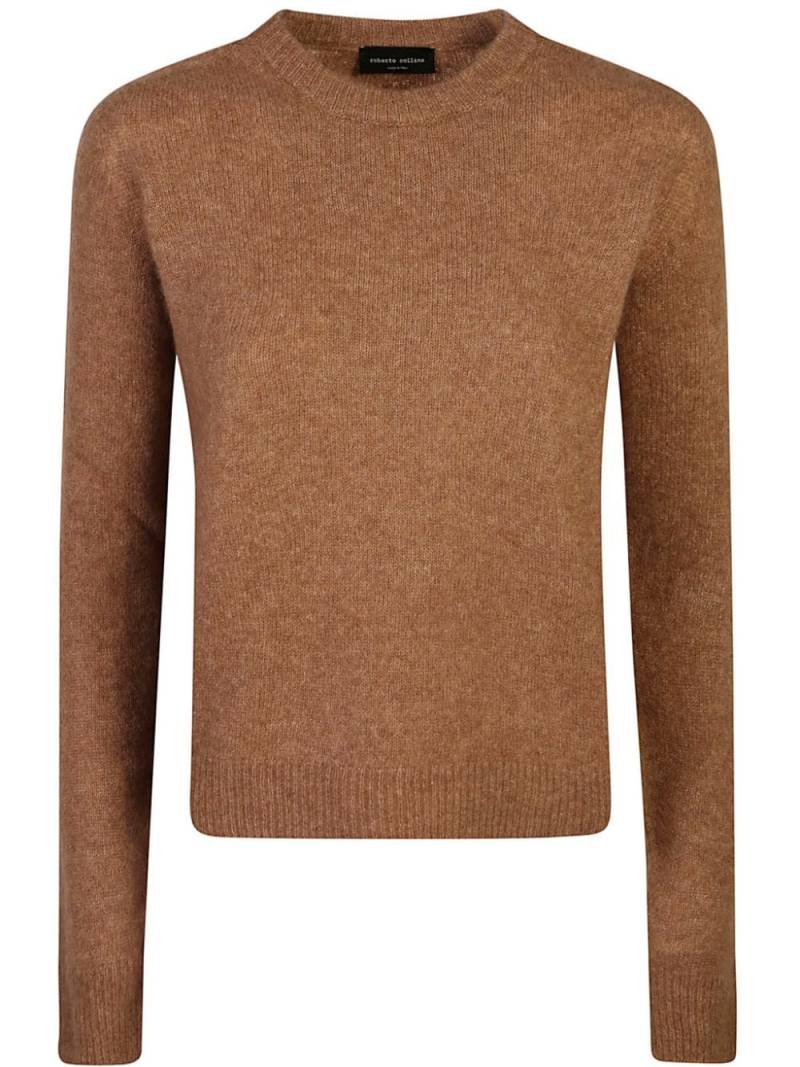 Roberto Collina Crew neck sweatshirt - Brown von Roberto Collina