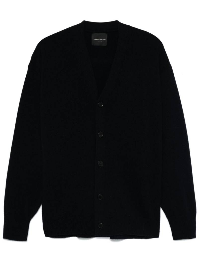 Roberto Collina V-neck cardigan - Blue von Roberto Collina