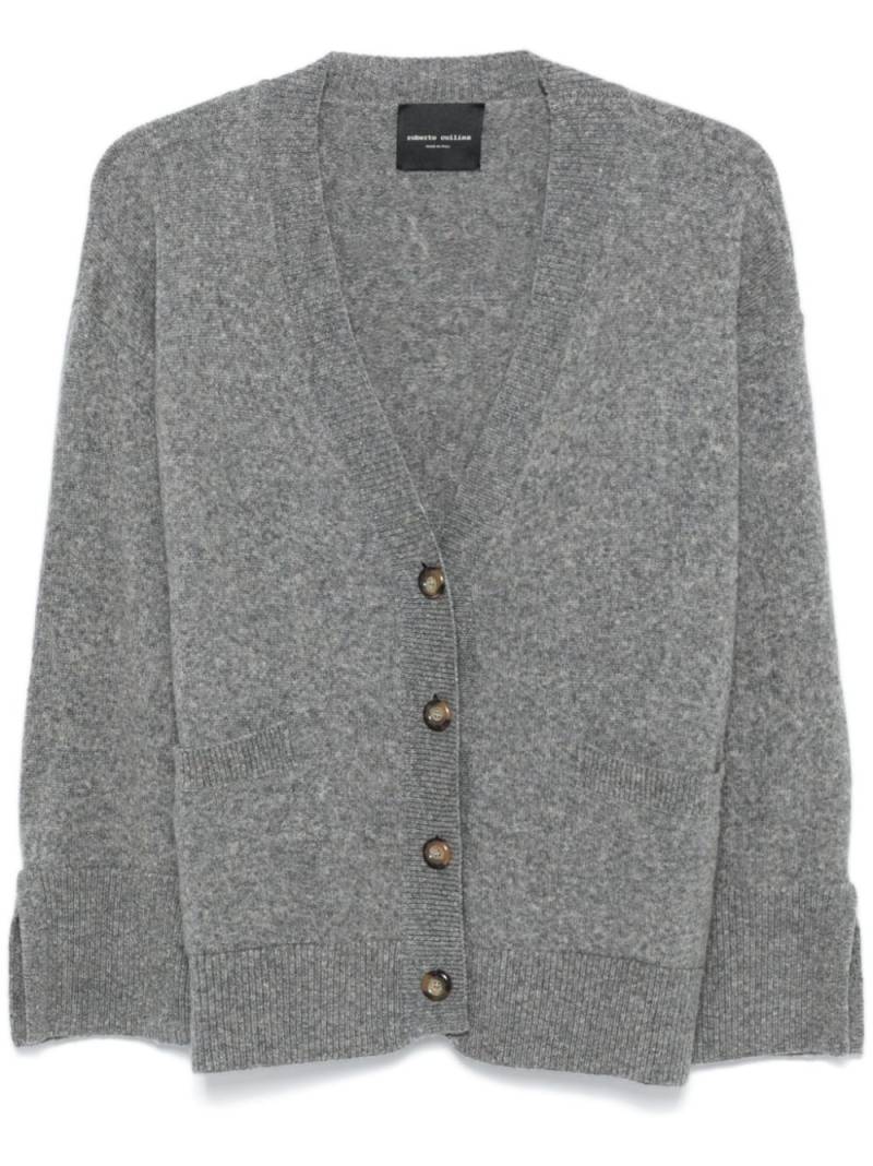 Roberto Collina V-neck cardigan - Grey von Roberto Collina