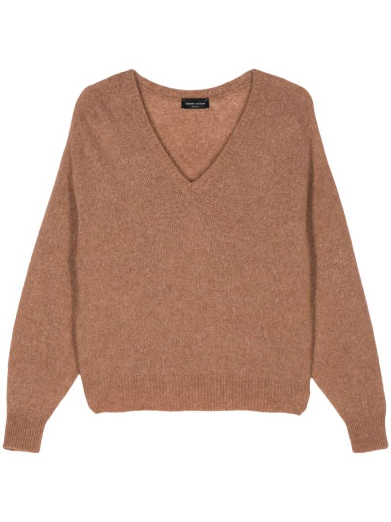 Roberto Collina V-neck sweater - Brown von Roberto Collina