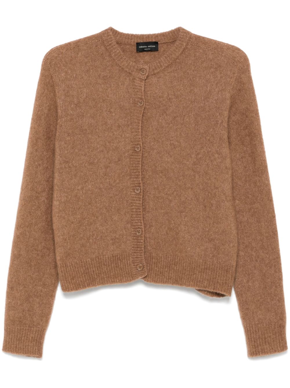 Roberto Collina brushed-effect cardigan - Brown von Roberto Collina