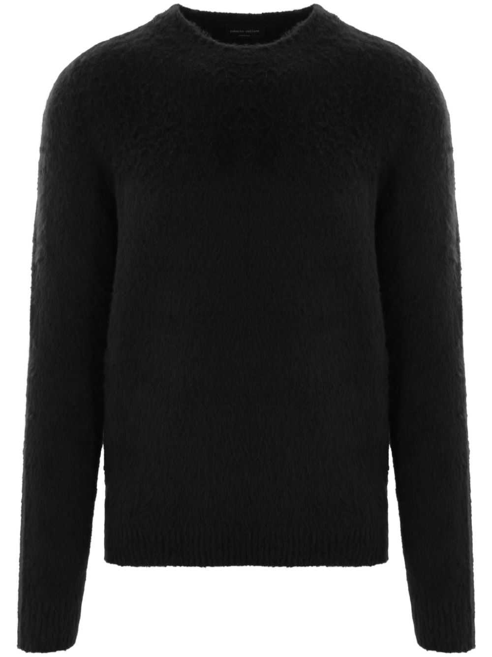 Roberto Collina brushed-finish jumper - Black von Roberto Collina