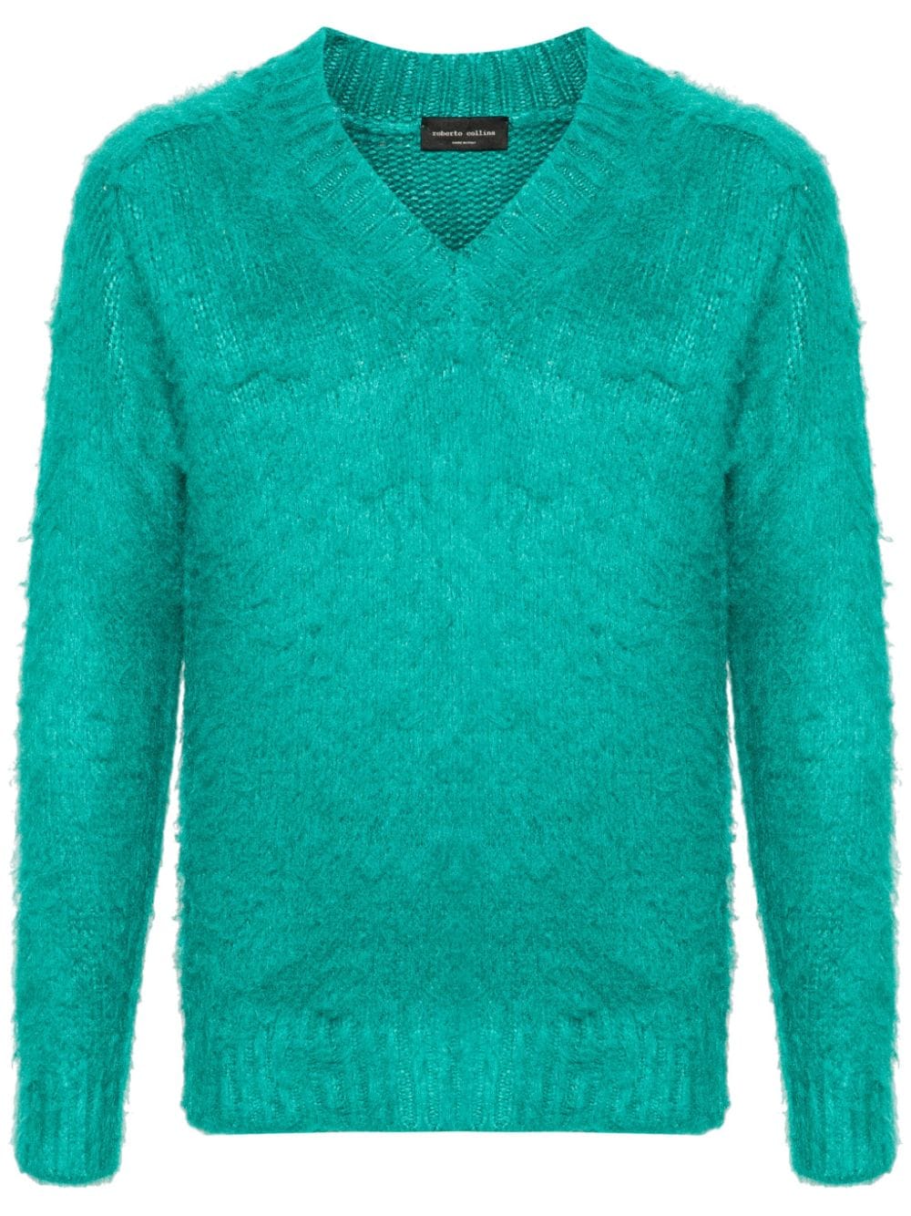 Roberto Collina brushed silk jumper - Green von Roberto Collina