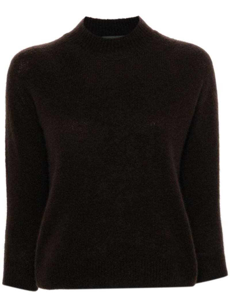 Roberto Collina brushed sweater - Brown von Roberto Collina