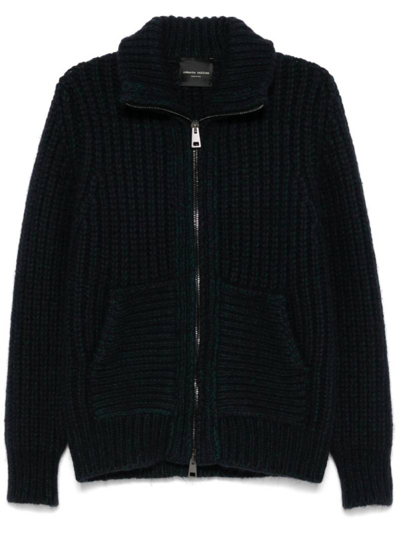 Roberto Collina chunky-knit cardigan - Blue von Roberto Collina