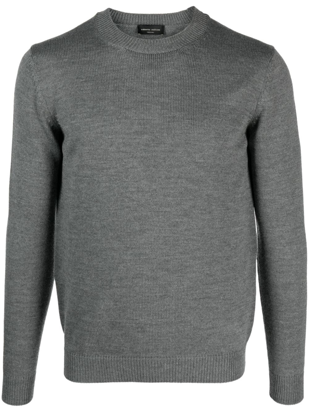 Roberto Collina crew-neck merino wool jumper - Grey von Roberto Collina