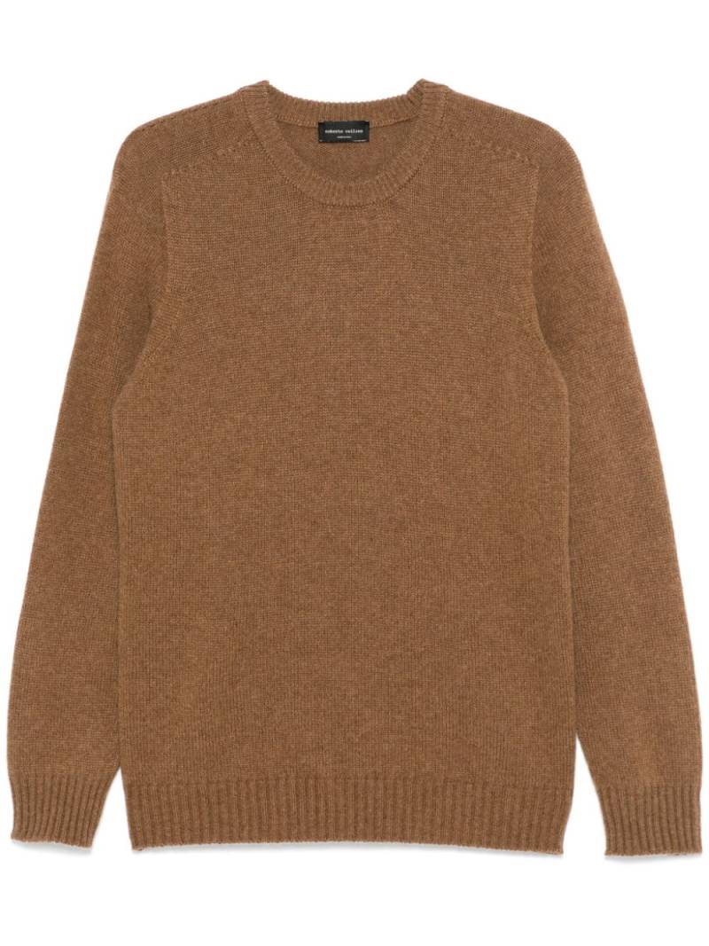 Roberto Collina crew-neck sweater - Brown von Roberto Collina