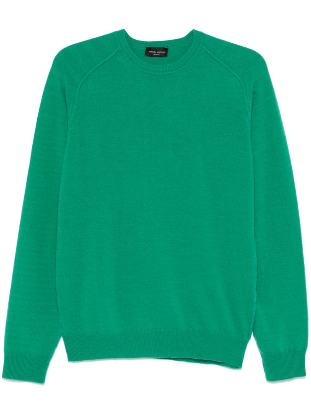 Roberto Collina crew-neck sweater - Green von Roberto Collina