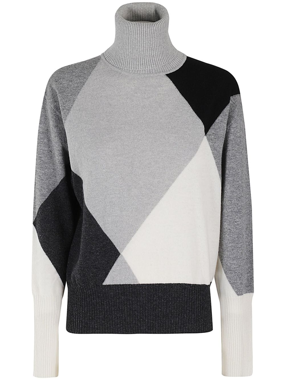 Roberto Collina diamond-pattern wool jumper - Black von Roberto Collina