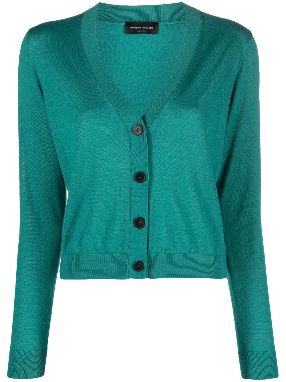 Roberto Collina fine-knit cardigan - Green von Roberto Collina