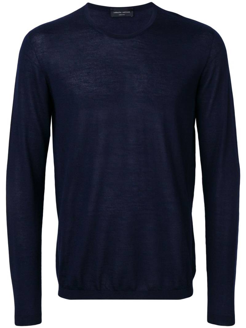 Roberto Collina fine knit jumper - Blue von Roberto Collina