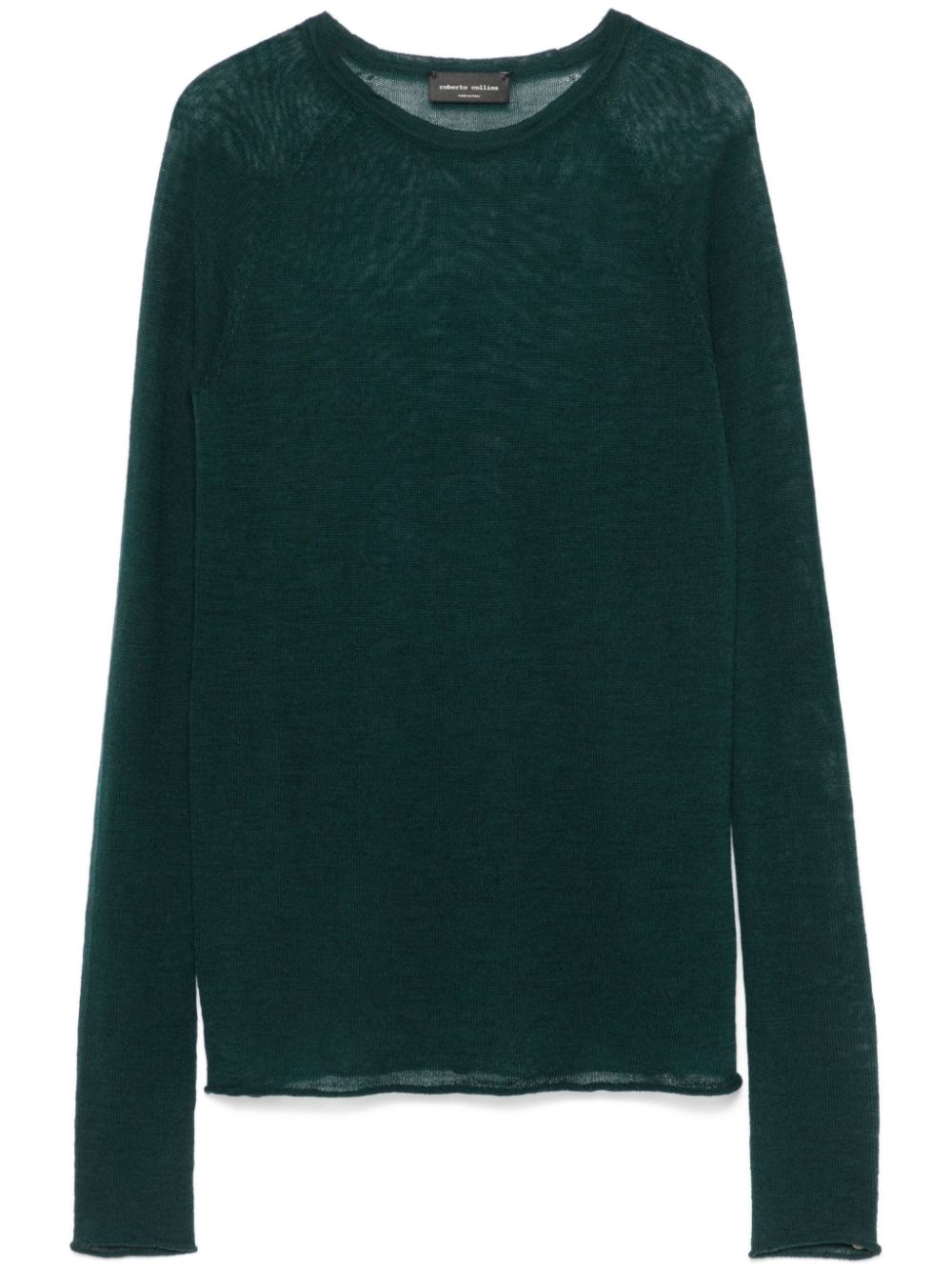 Roberto Collina fine-knit sweater - Green von Roberto Collina