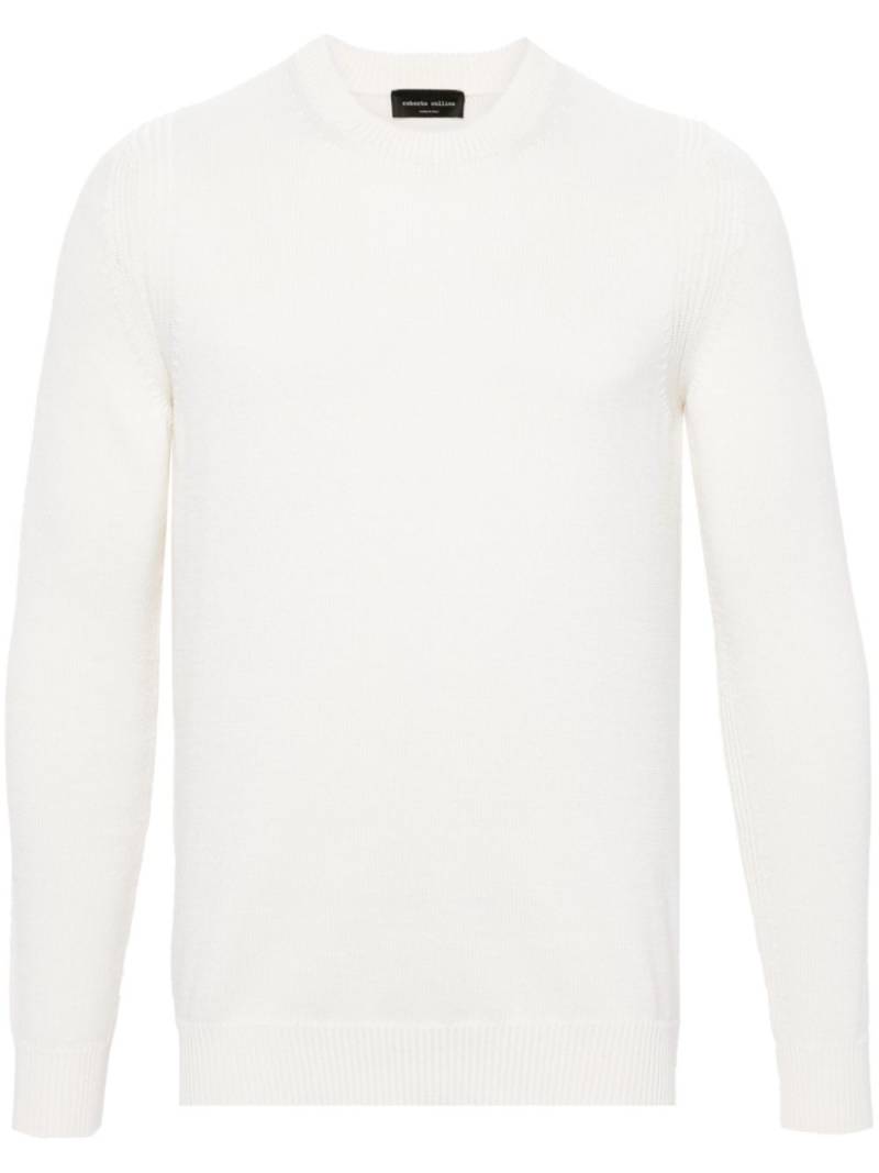 Roberto Collina fisherman's-knit sweater - Neutrals von Roberto Collina