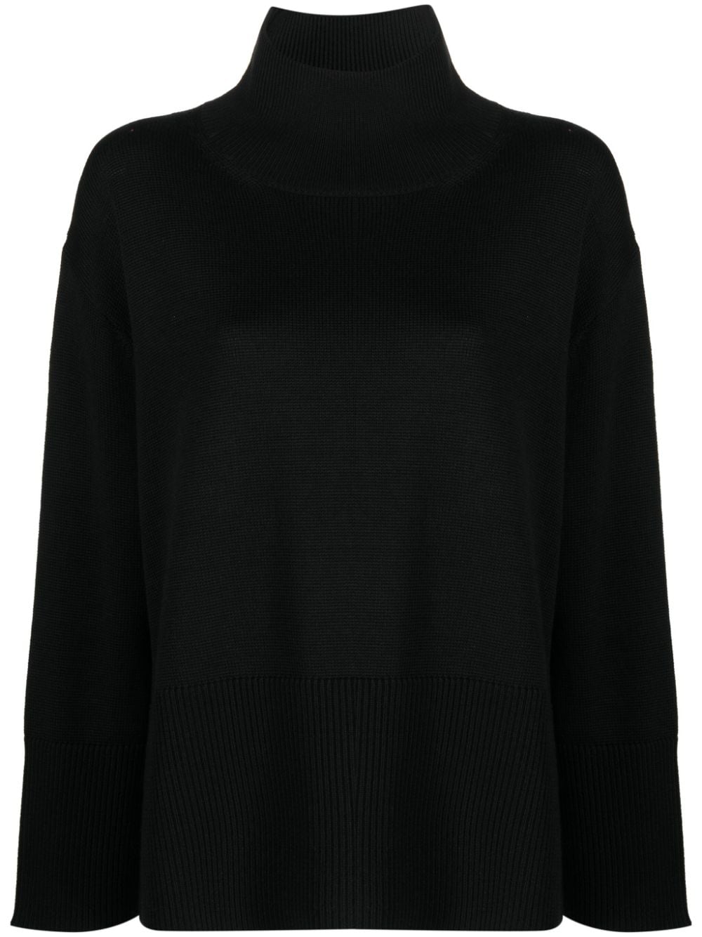 Roberto Collina high-neck merino wool jumper - Black von Roberto Collina