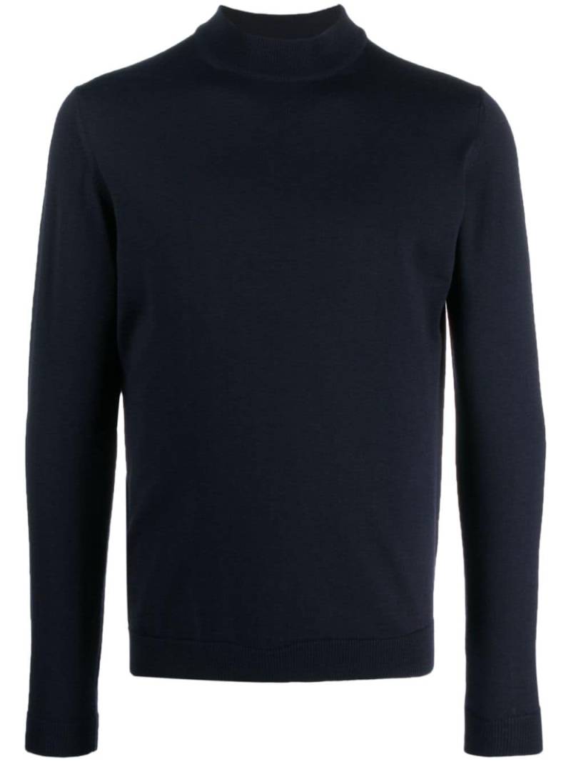 Roberto Collina high-neck merino-wool jumper - Blue von Roberto Collina