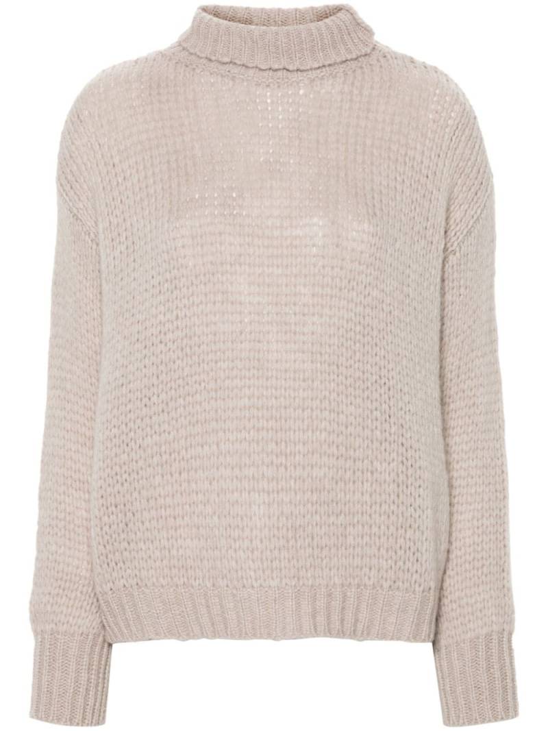 Roberto Collina high-neck sweater - Neutrals von Roberto Collina