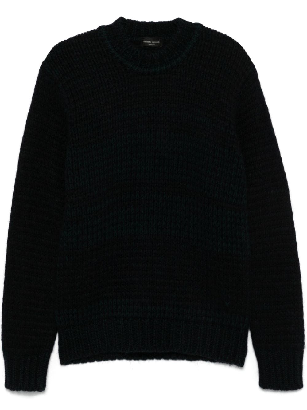 Roberto Collina jacquard sweater - Black von Roberto Collina