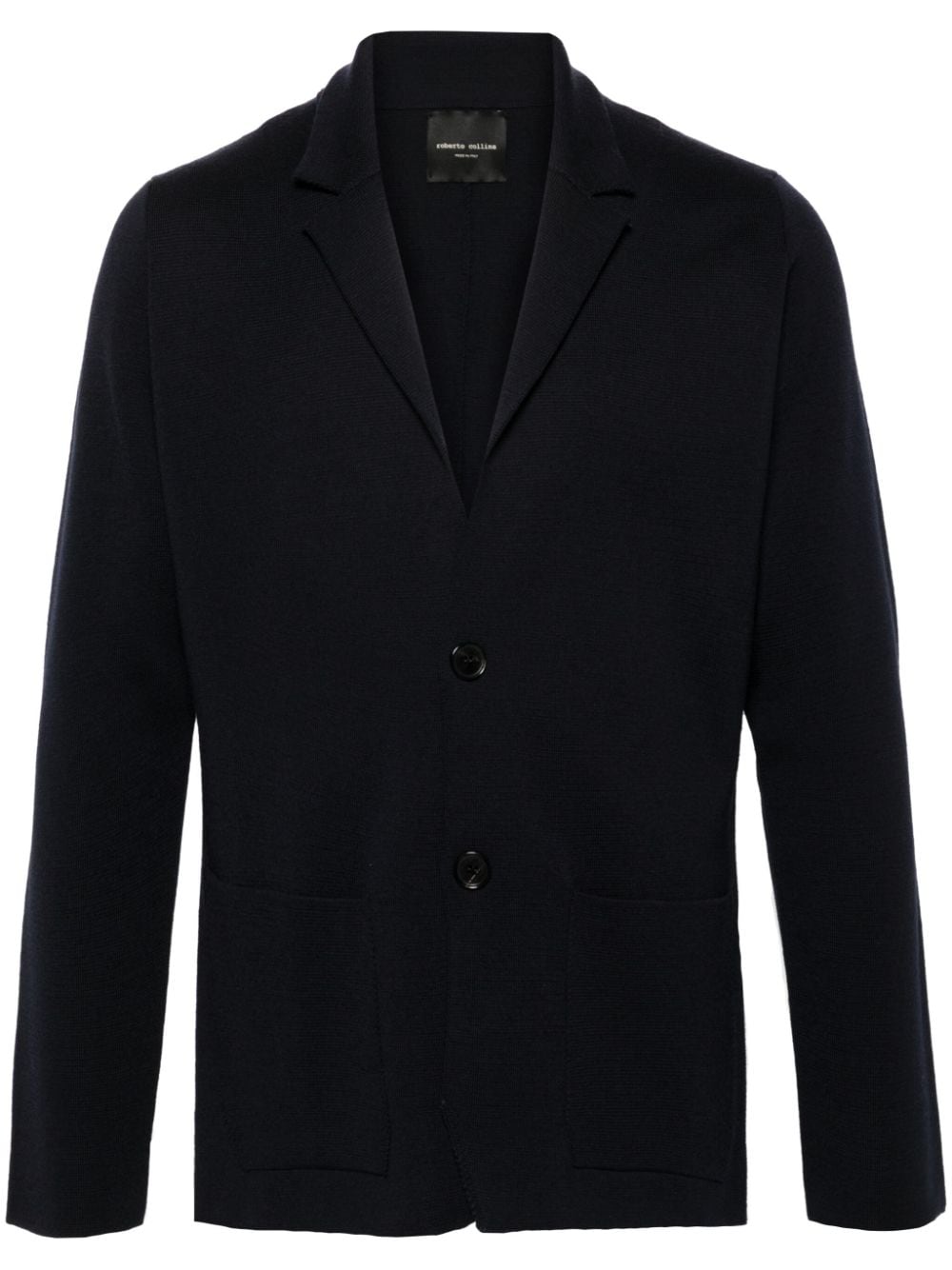 Roberto Collina knitted blazer - Blue von Roberto Collina