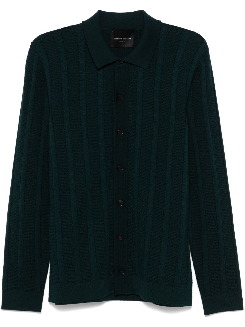 Roberto Collina knitted shirt - Green von Roberto Collina