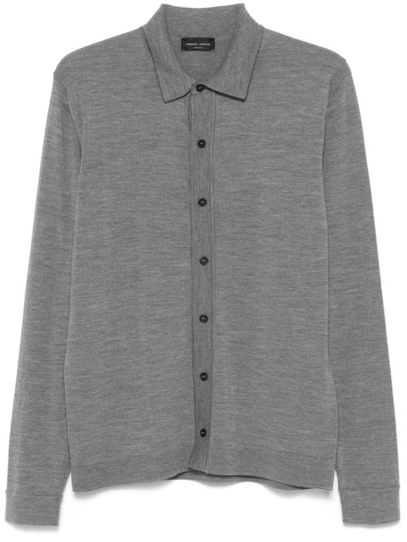 Roberto Collina knitted shirt - Grey von Roberto Collina