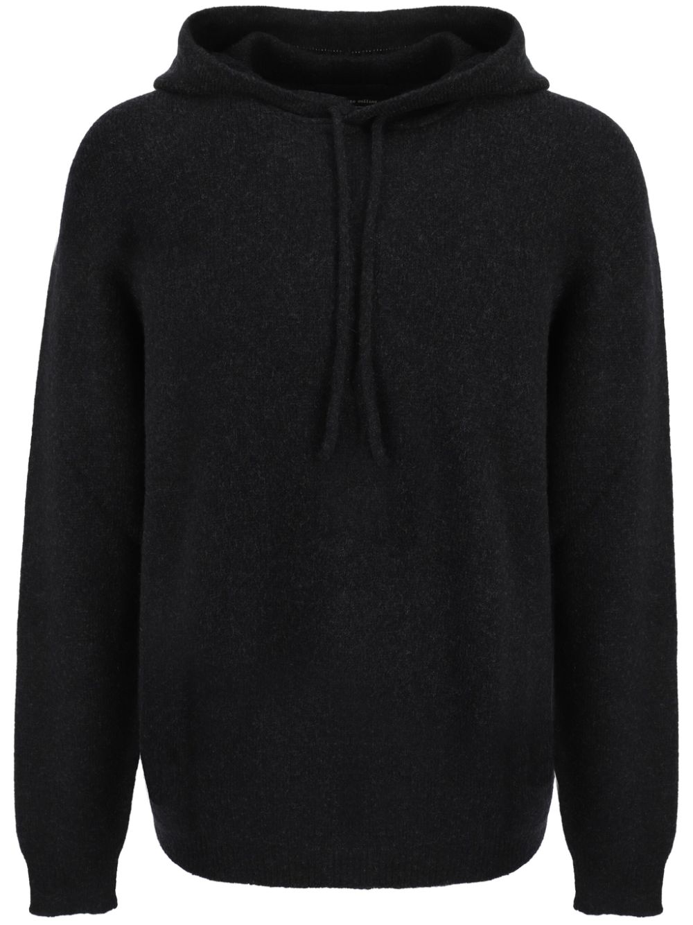 Roberto Collina long-sleeved hoodie - Black von Roberto Collina