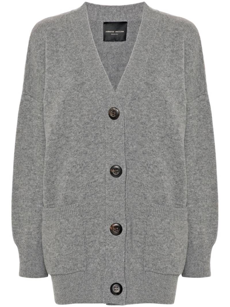 Roberto Collina merino wool cardigan - Grey von Roberto Collina