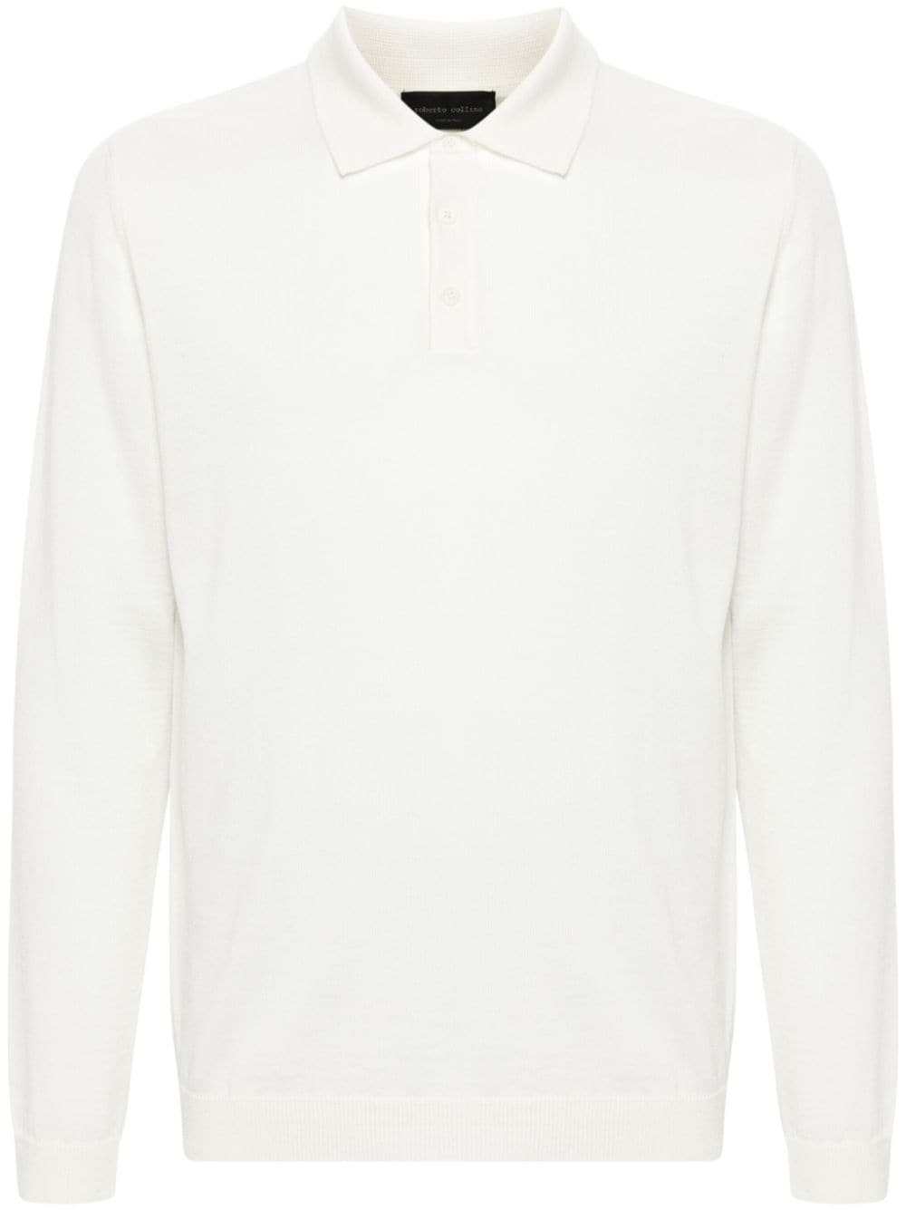 Roberto Collina merino-wool polo shirt - Neutrals von Roberto Collina