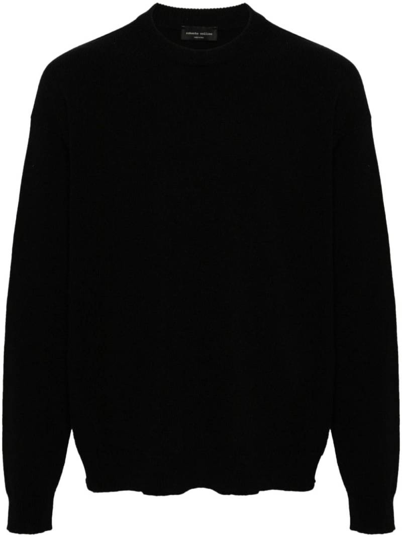 Roberto Collina merino wool sweater - Black von Roberto Collina