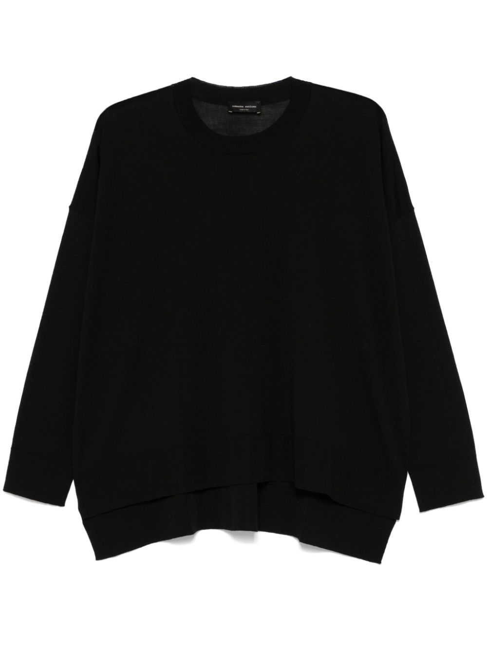 Roberto Collina merino wool sweater - Black von Roberto Collina