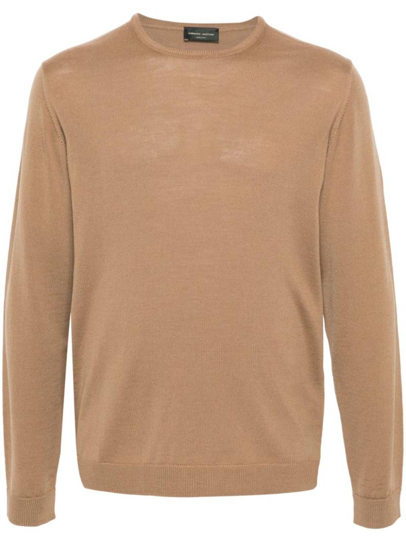 Roberto Collina merino-wool sweater - Brown von Roberto Collina