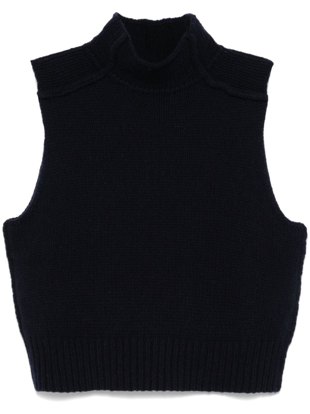 Roberto Collina ribbed-knit vest - Blue von Roberto Collina