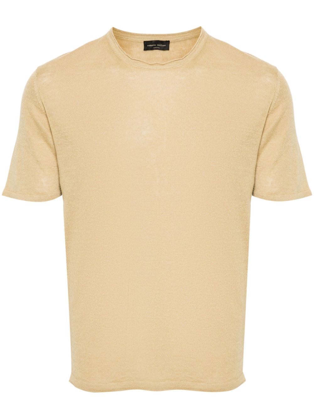 Roberto Collina ribbed linen T-shirt - Neutrals von Roberto Collina