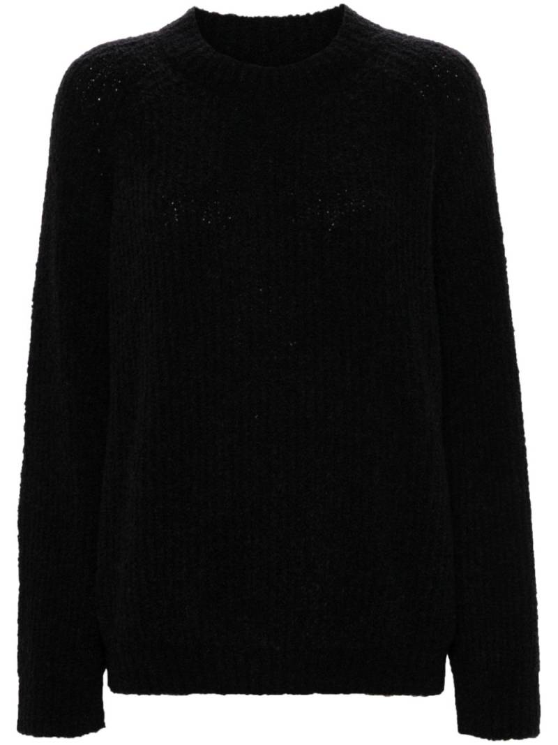 Roberto Collina ribbed sweater - Black von Roberto Collina