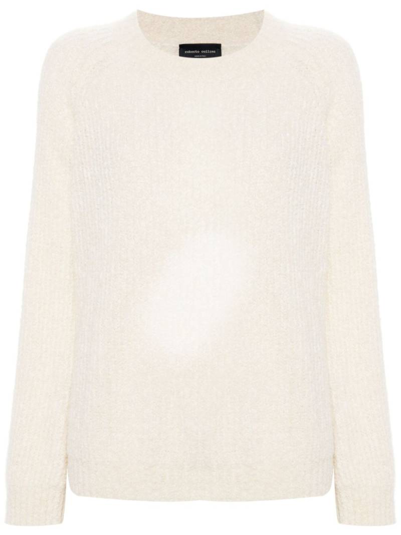 Roberto Collina ribbed sweater - White von Roberto Collina