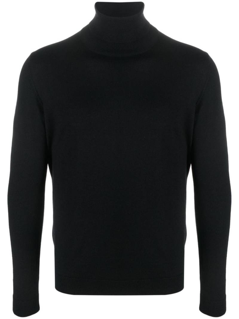 Roberto Collina roll-neck merino wool jumper - Black von Roberto Collina