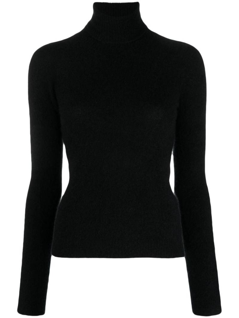 Roberto Collina roll-neck slim-cut jumper - Black von Roberto Collina