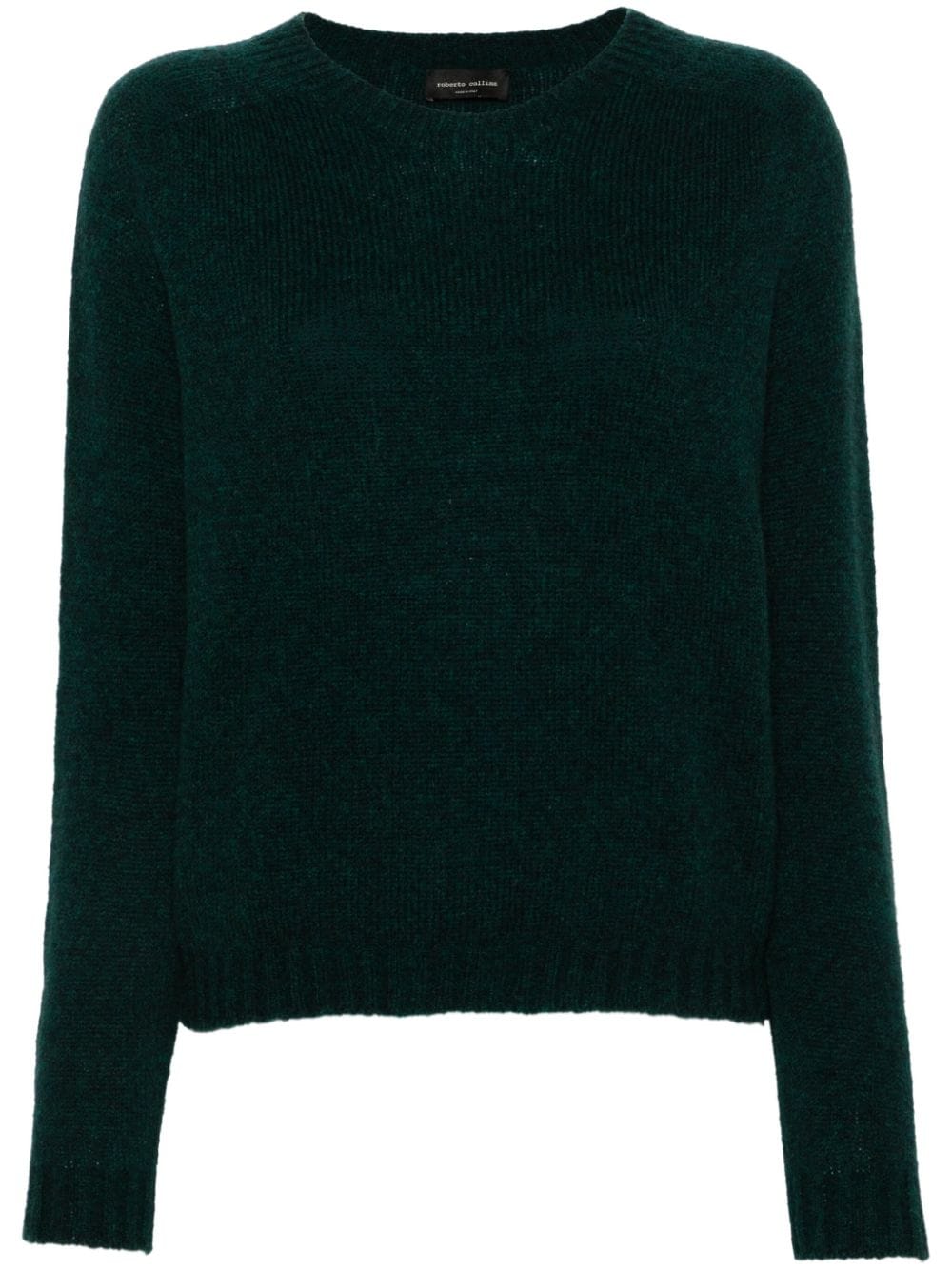 Roberto Collina round-neck sweater - Green von Roberto Collina