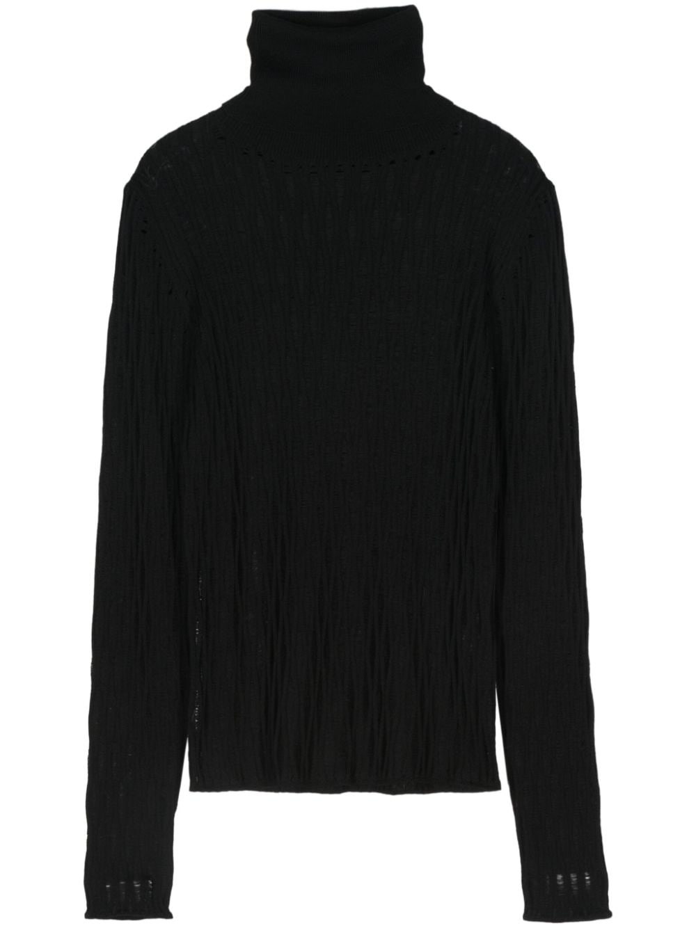 Roberto Collina semi-sheer sweater - Black von Roberto Collina